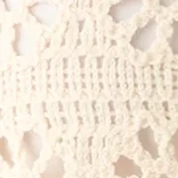Women's Long Sleeve Button Front Crochet Knit Cardigan