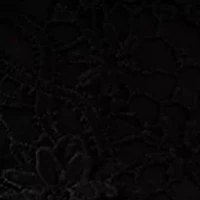 Women's Long Sleeve Floral Crochet Button Front Collared Shirt