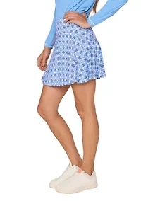 Back Yoke Ruffle Skort