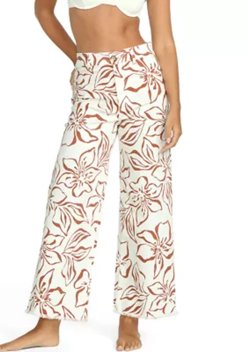 Free Fall Printed Twill Pants