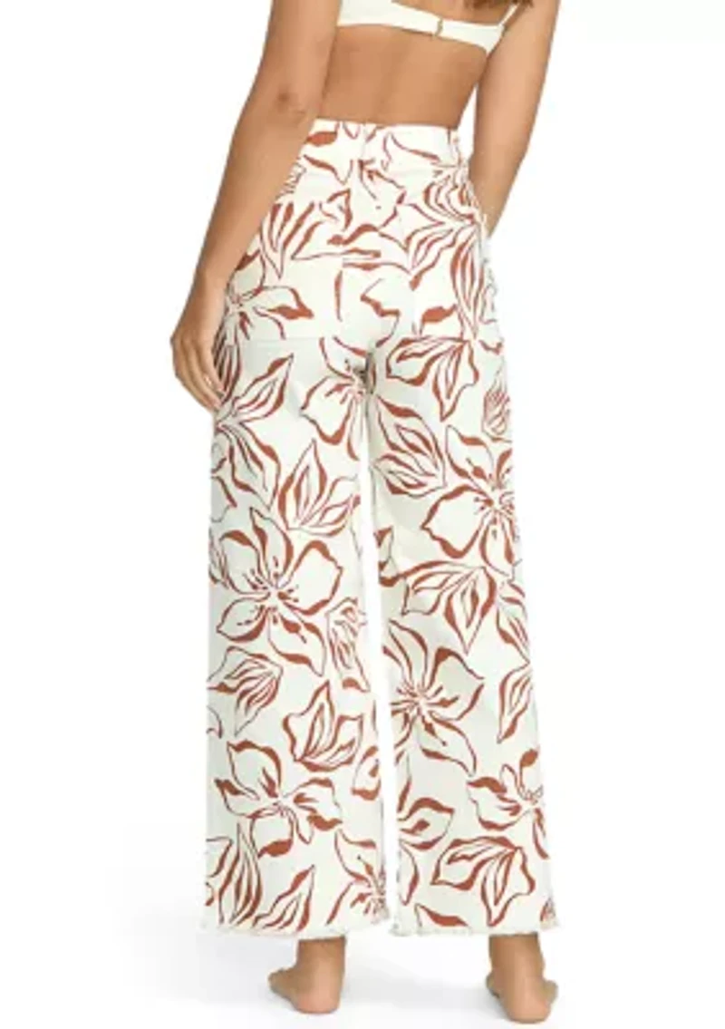 Free Fall Printed Twill Pants