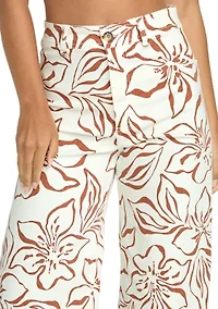 Free Fall Printed Twill Pants