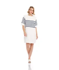 Stripe Raglan Sleeve Dress