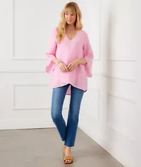 Bracelet Sleeve Embroidered Asymmetric Top