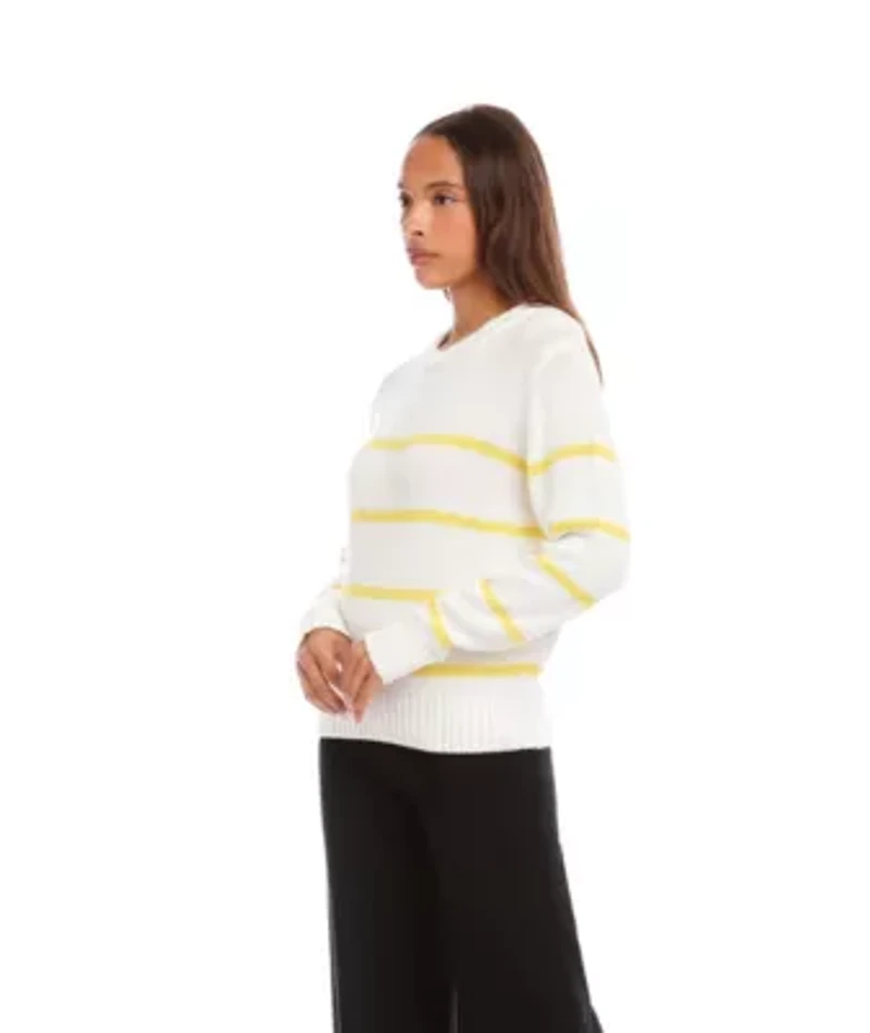 Stripe Crewneck Sweater