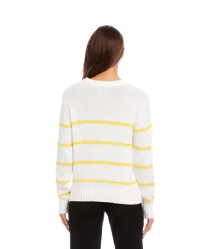 Stripe Crewneck Sweater