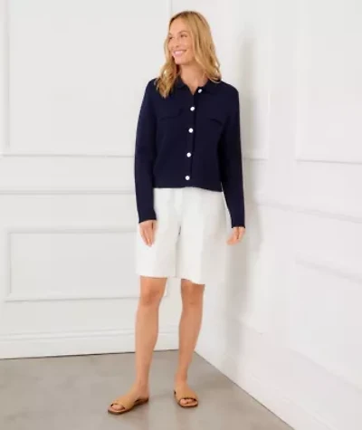 Collared Sweater Jacket