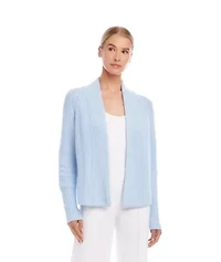 Cropped Open Front Cardigan Sweater