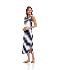 Stripe Midi Column Dress