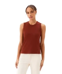 Ribbed Crewneck Tank