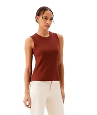 Ribbed Crewneck Tank
