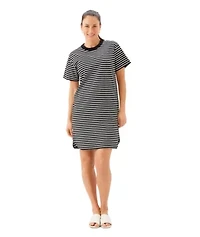 Stripe Short Sleeve Dress