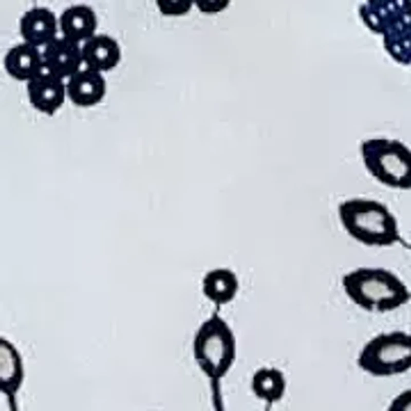 Flare Sleeve Embroidered Dress