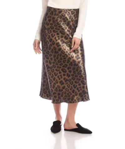Bias Cut Midi Skirt