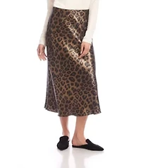 Bias Cut Midi Skirt