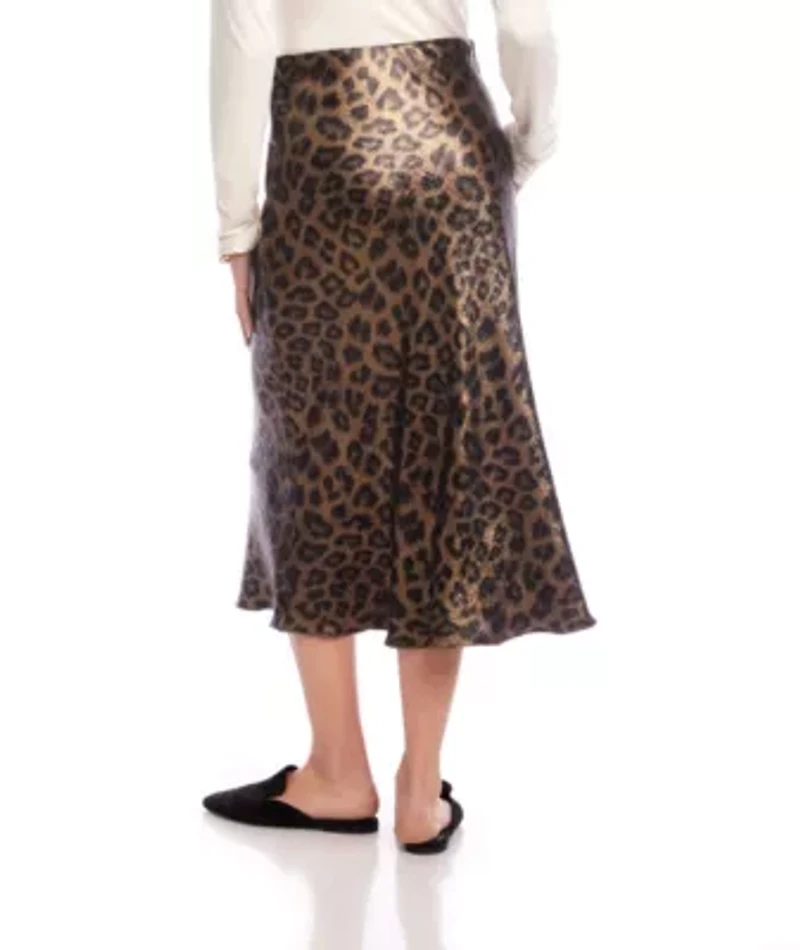 Bias Cut Midi Skirt
