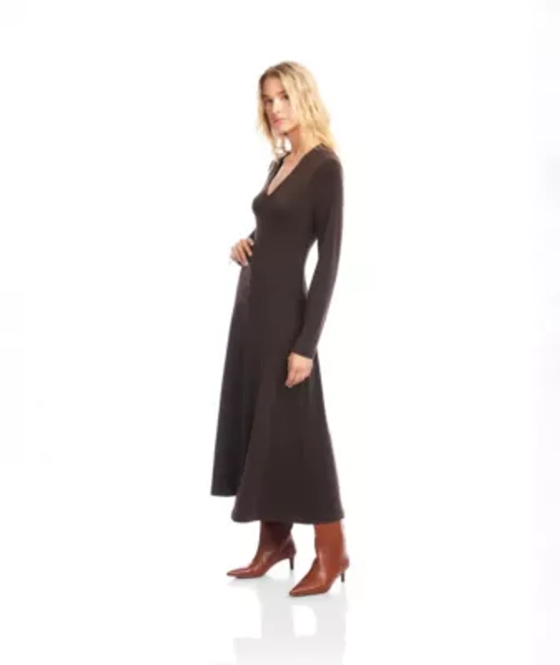 3/4 Sleeve Sequin Swing Dress
