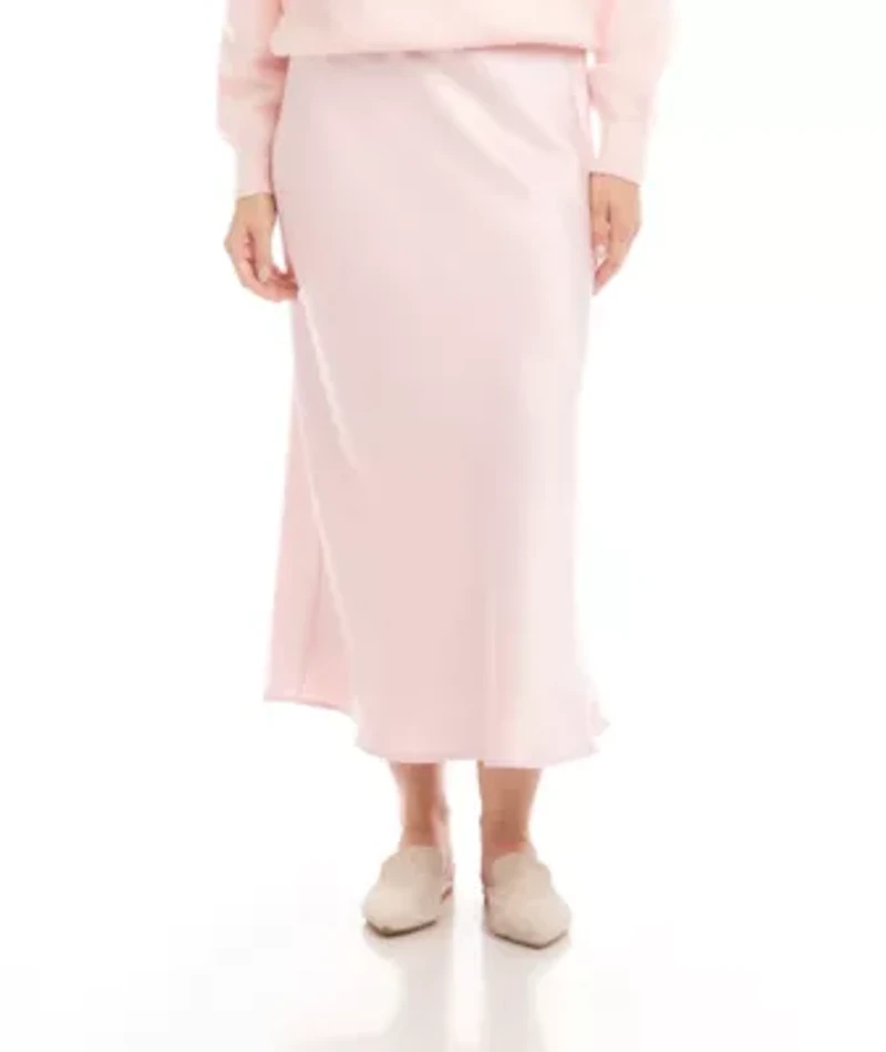 Satin Bias Cut Skirt