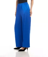 Satin Wide-Leg Pants
