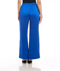 Satin Wide-Leg Pants