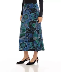 Side-Slit Midi Skirt