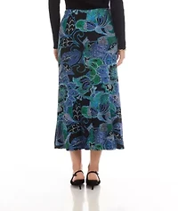 Side-Slit Midi Skirt