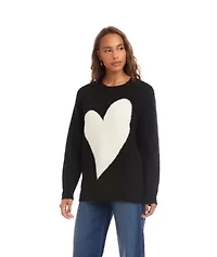 Heart Jacquard Sweater