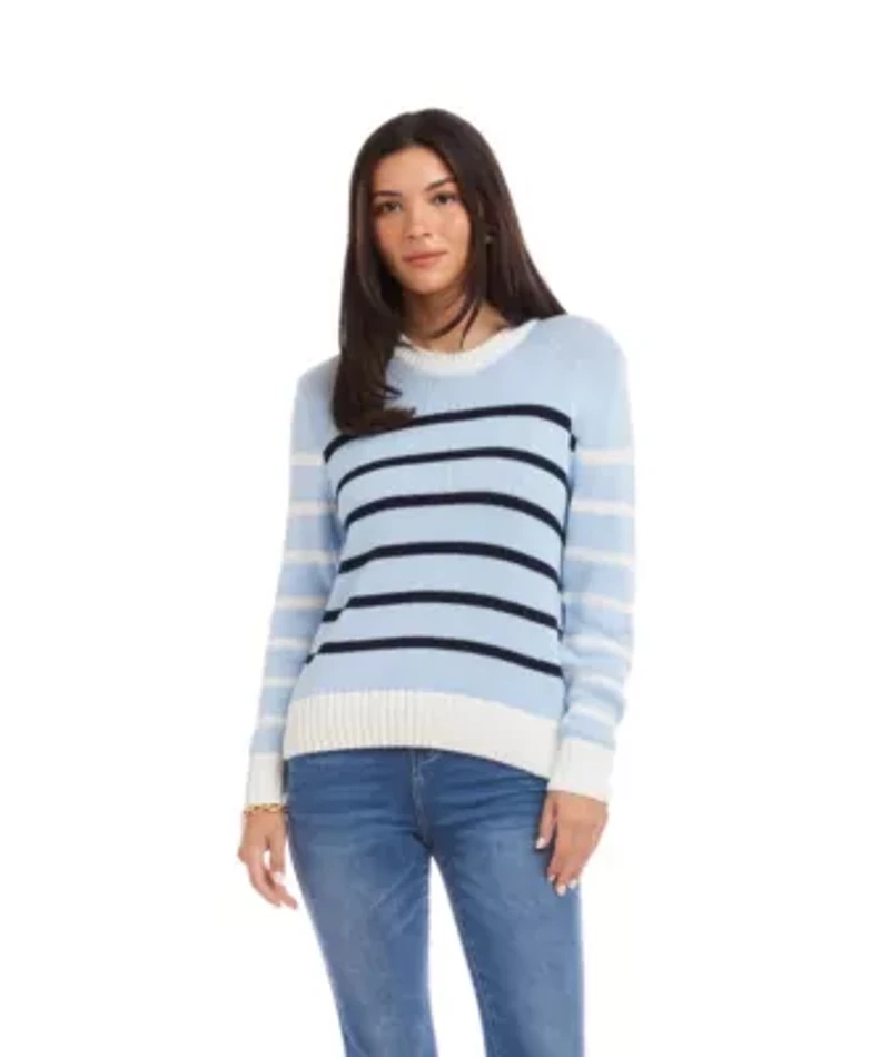 Stripe Crewneck Sweater