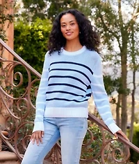 Stripe Crewneck Sweater