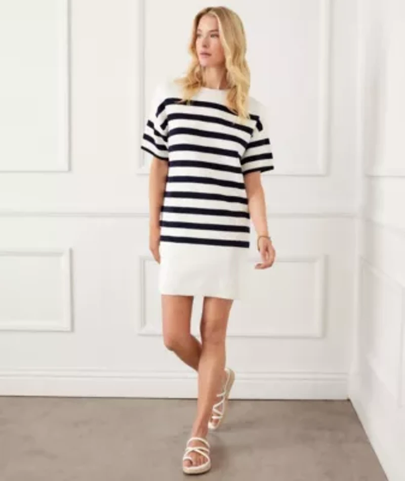Stripe Sweater Dress