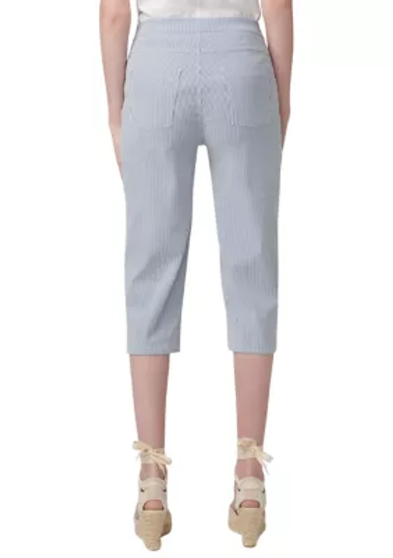 Women's Spring Stripe Pedal Pushers