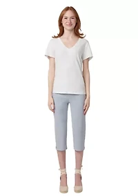 Women's Spring Stripe Pedal Pushers