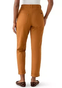 Girlfriend Mid-Rise Denim Pants