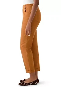 Girlfriend Mid-Rise Denim Pants