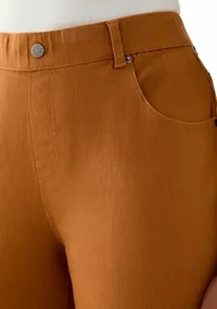 Girlfriend Mid-Rise Denim Pants