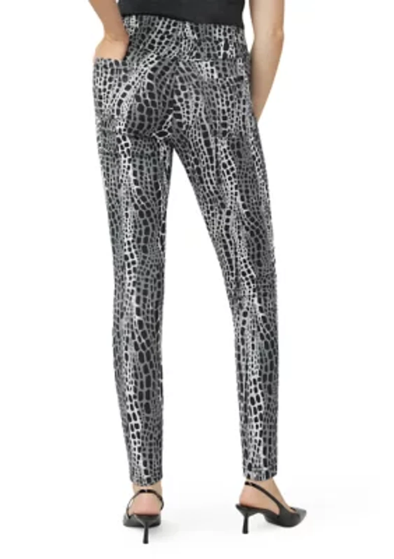 Women's Abstract Animal Denim Leggings