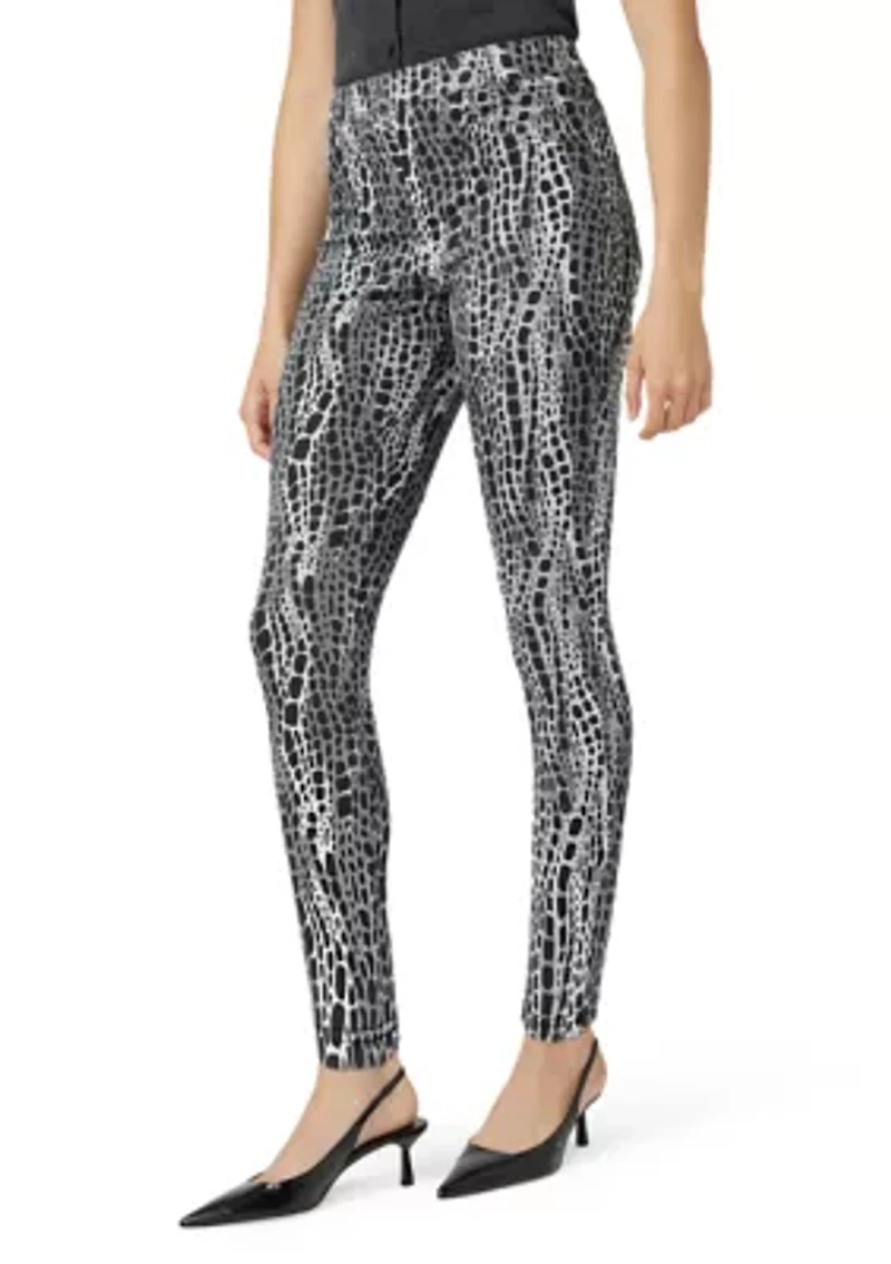 Women's Abstract Animal Denim Leggings