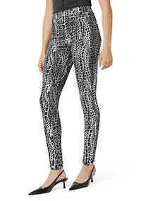 Women's Abstract Animal Denim Leggings