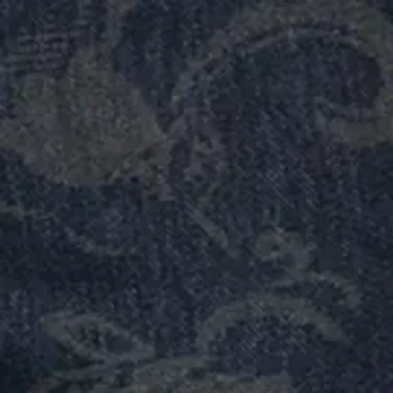 Women's Etched Floral Denim Leggings