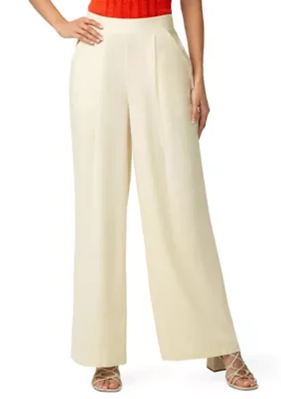 Women's Coastal Linen Palazzo Pants