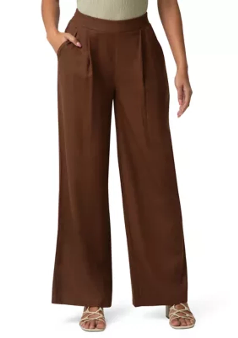 Women's Coastal Linen Palazzo Pants