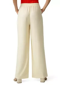 Women's Coastal Linen Palazzo Pants