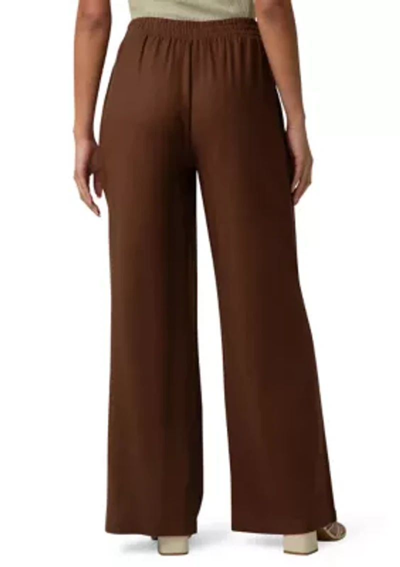 Women's Coastal Linen Palazzo Pants