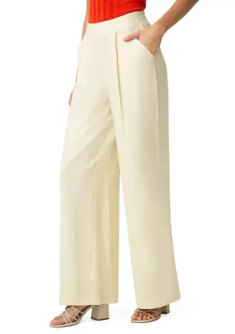 Women's Coastal Linen Palazzo Pants