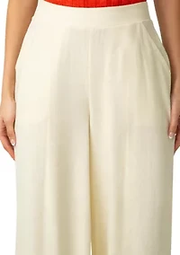 Women's Coastal Linen Palazzo Pants