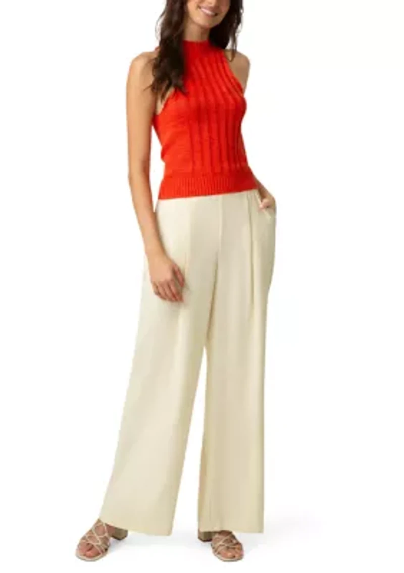 Women's Coastal Linen Palazzo Pants