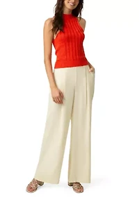 Women's Coastal Linen Palazzo Pants