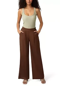 Women's Coastal Linen Palazzo Pants