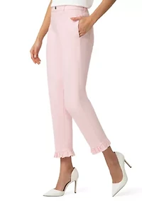Women's Ruffle Denim Skimmer Pants