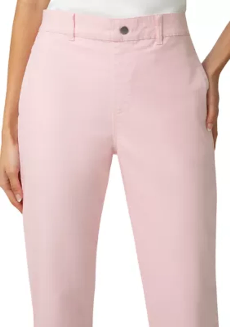 Women's Ruffle Denim Skimmer Pants